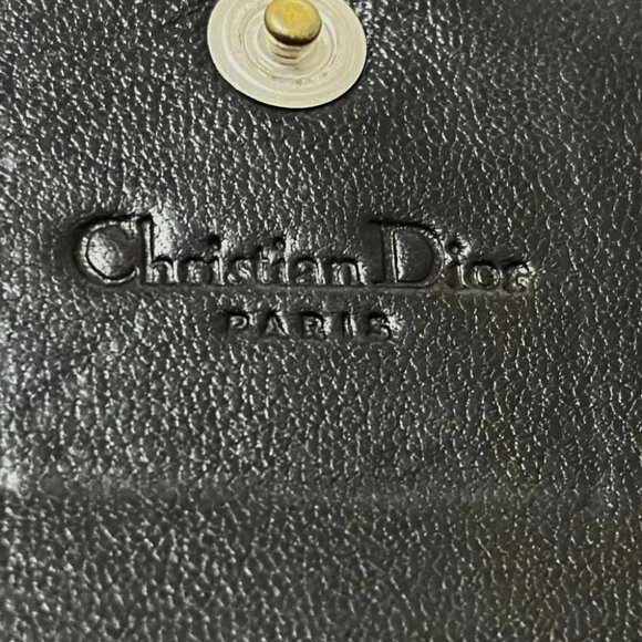 Auth DIOR/ChristianDior Cannage Stitch - Black Patent Leather Other Style Wallet - Picture 5 of 6